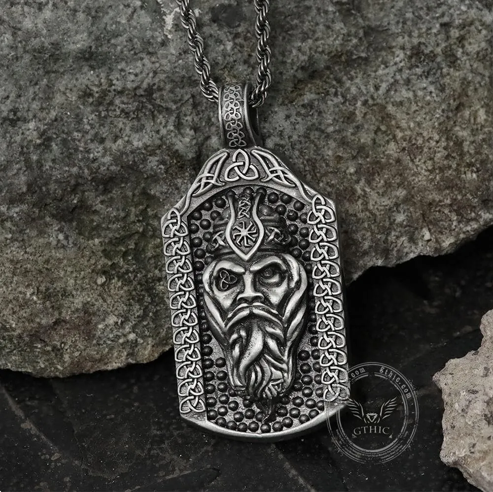 The All-Father Odin Pure Tin Viking Necklace sold by GTHIC product image thumbnail 3