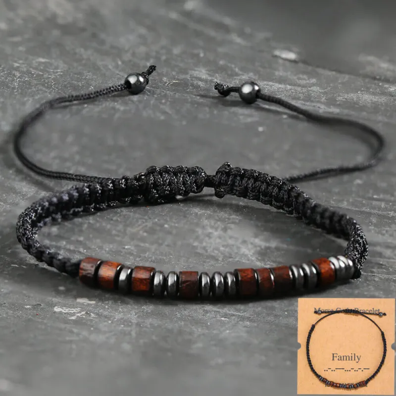 Family Morse Code Bracelet sold by GTHIC