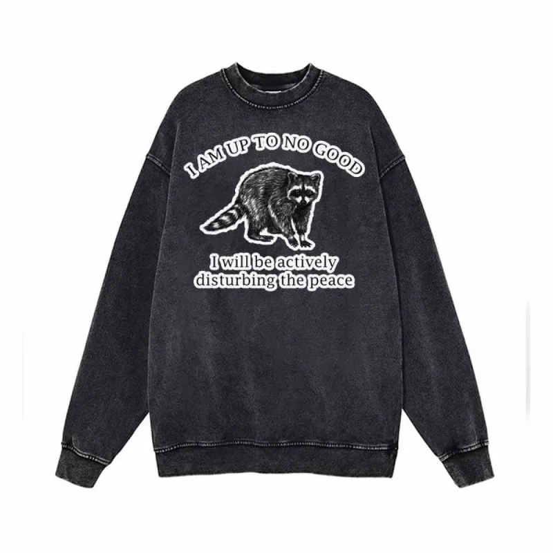 I Am Up To No Good Vintage Sweatshirt sold by GTHIC