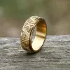 Pyramid Eye of Providence Stainless Steel Spinner Ring sold by GTHIC