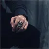 Navy Captain Sterling Silver Skull Ring sold by GTHIC