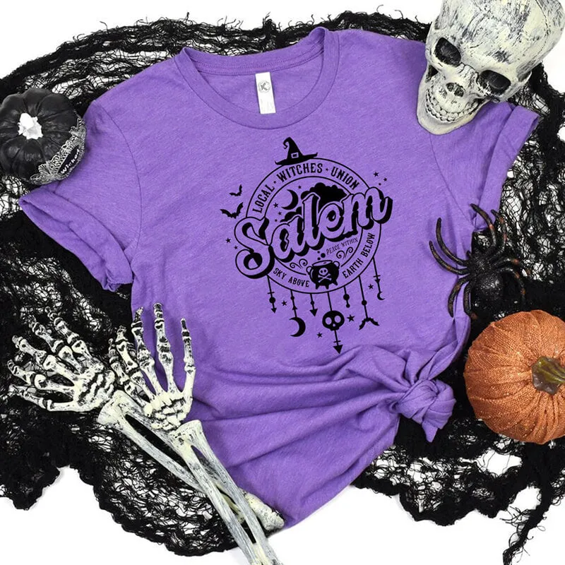 Local Witches Union Salem Short Sleeve T-shirt sold by GTHIC product image thumbnail 3