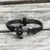 Anchor Design Stainless Steel Braided Bracelet sold by GTHIC