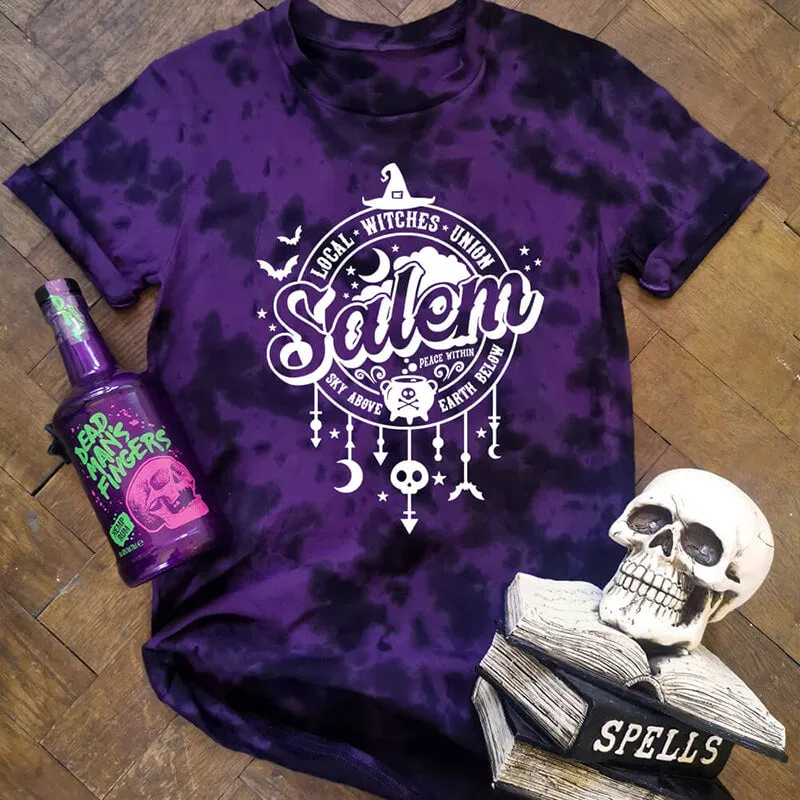 Local Witches Union Salem Short Sleeve T-shirt sold by GTHIC product image thumbnail 4