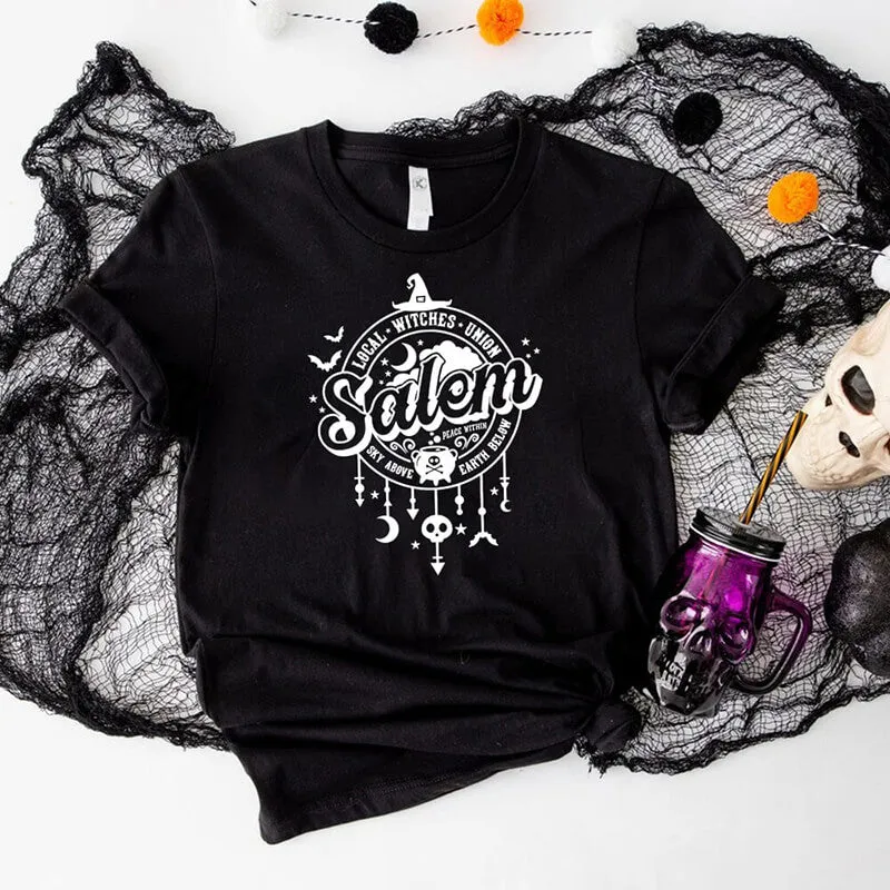 Local Witches Union Salem Short Sleeve T-shirt sold by GTHIC