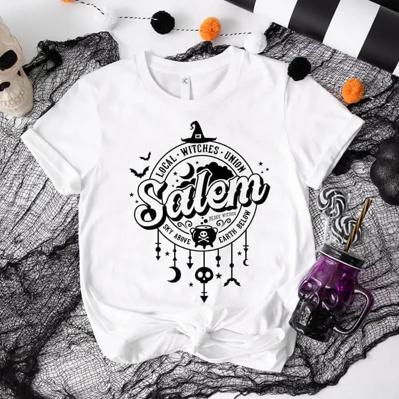 Local Witches Union Salem Short Sleeve T-shirt sold by GTHIC product image thumbnail 2