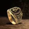 Freemasonry Symbol Stainless Steel Ring sold by GTHIC