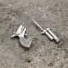 Pistol Sterling Silver Stud Earrings sold by GTHIC