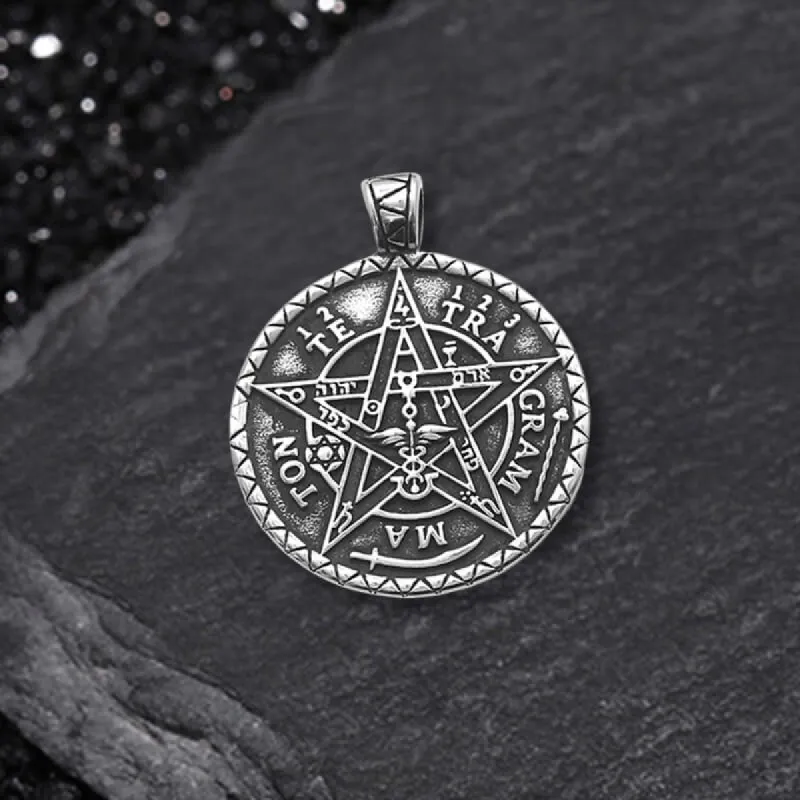 Pentagram Seal of Solomon Stainless Steel Pendant sold by GTHIC