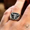 Bull Stainless Steel Signet Animal Ring sold by GTHIC