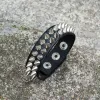 Punk Alloy Leather Spiked Bracelets sold by GTHIC