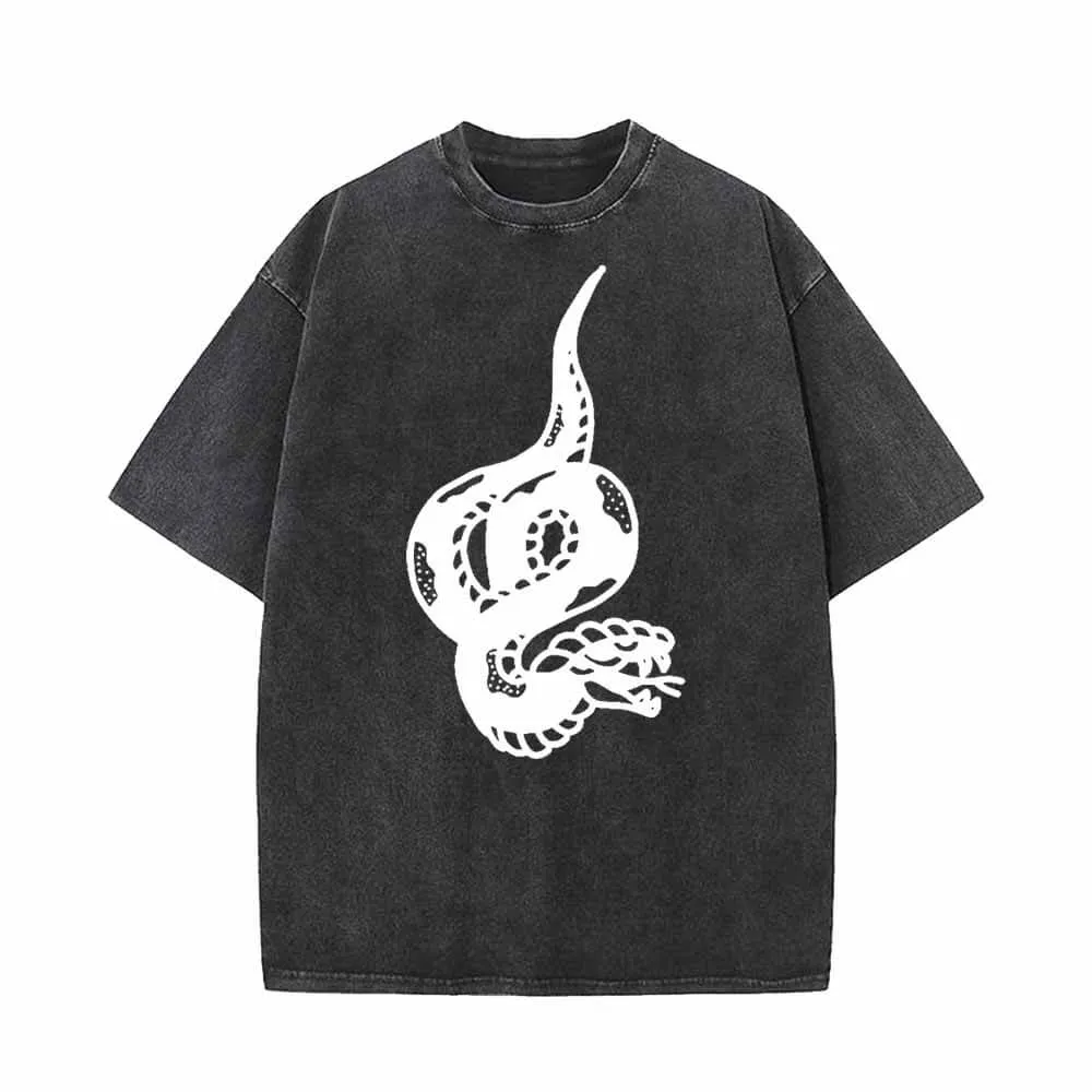 Curved Ferocious Snake T-shirt sold by GTHIC