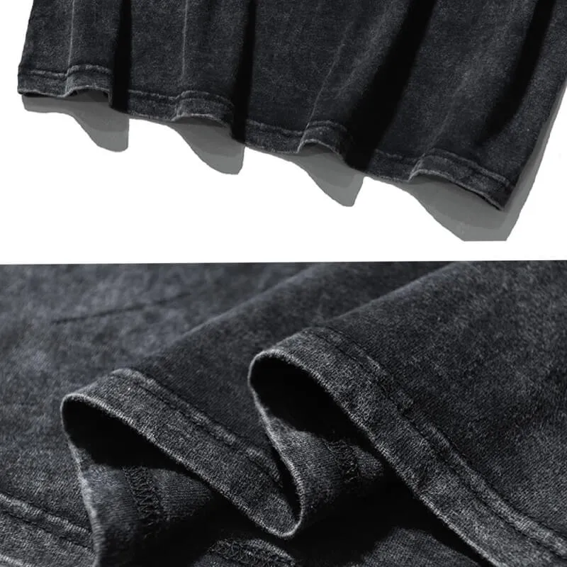 Vintage Washed Moon Print T-shirt sold by GTHIC product image thumbnail 3