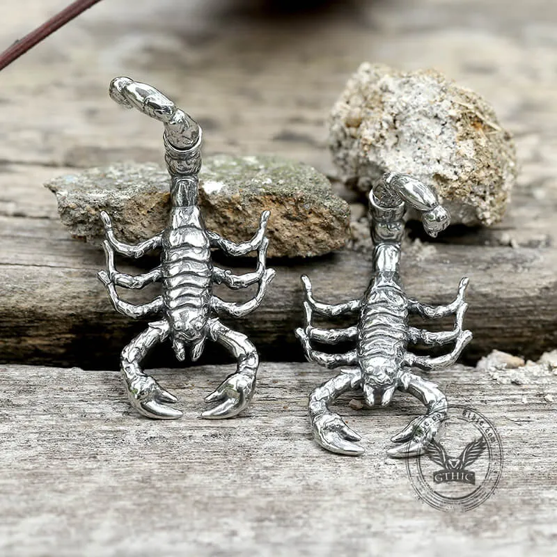 Scorpion Stainless Steel Stud Earrings sold by GTHIC product image thumbnail 3
