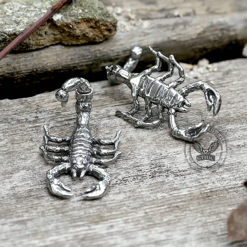 Scorpion Stainless Steel Stud Earrings sold by GTHIC product image thumbnail 4