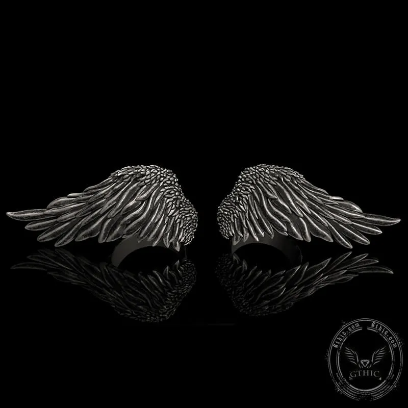 Angel Wing Sterling Silver Ring sold by GTHIC