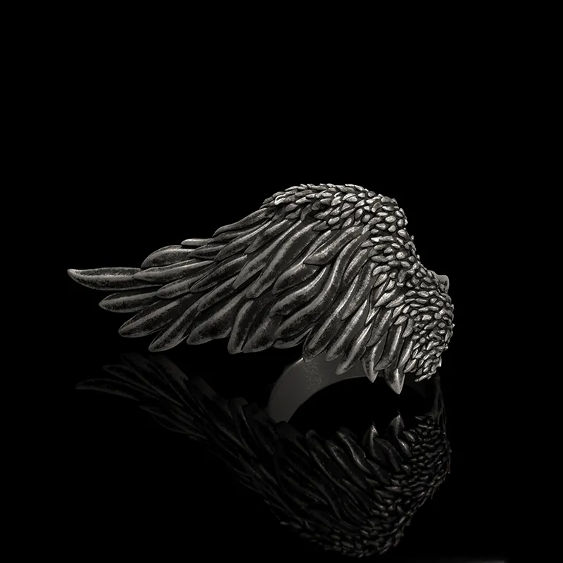 Angel Wing Sterling Silver Ring sold by GTHIC product image thumbnail 5