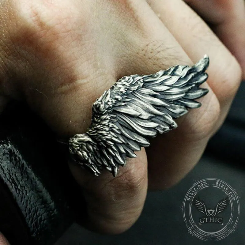 Angel Wing Sterling Silver Ring sold by GTHIC product image thumbnail 2