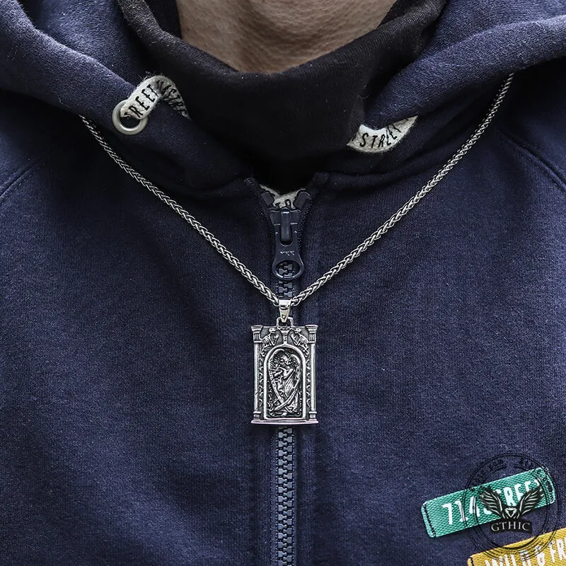 Heaven's Gate Angel Stainless Steel Pendant sold by GTHIC product image thumbnail 3