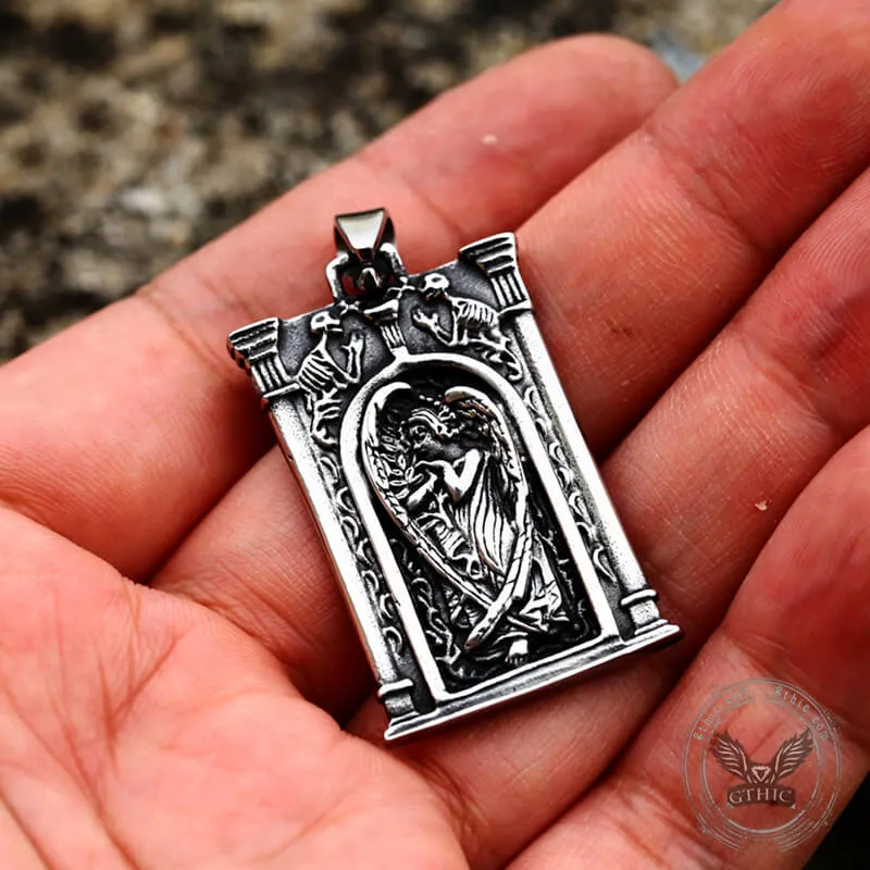 Heaven's Gate Angel Stainless Steel Pendant sold by GTHIC product image thumbnail 2