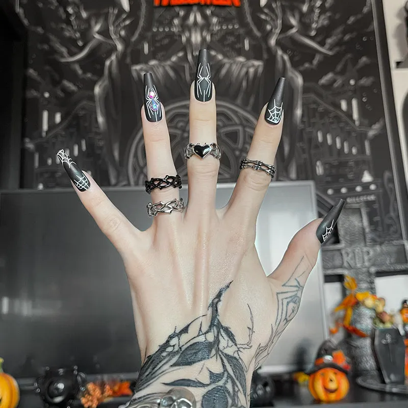 Thorn Vine Braided Stainless Steel Ring sold by GTHIC product image thumbnail 2