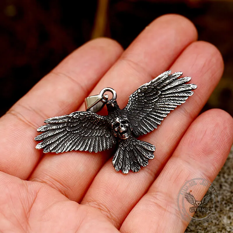 Skull Eagle Stainless Steel Pendant sold by GTHIC product image thumbnail 2