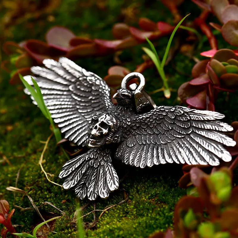 Skull Eagle Stainless Steel Pendant sold by GTHIC product image thumbnail 4