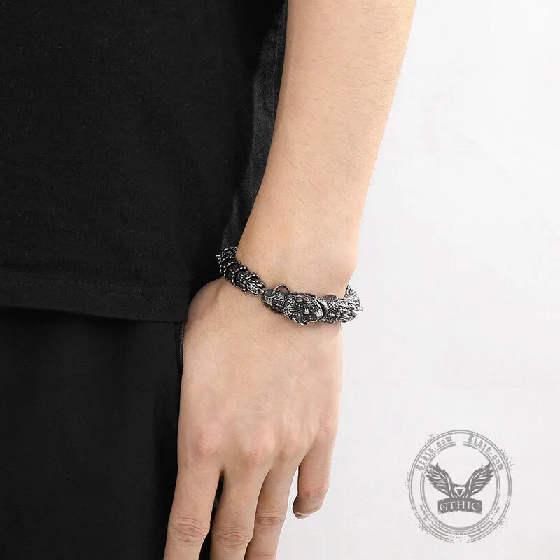 Chinese Dragon Stainless Steel Animal Bracelet sold by GTHIC product image thumbnail 2
