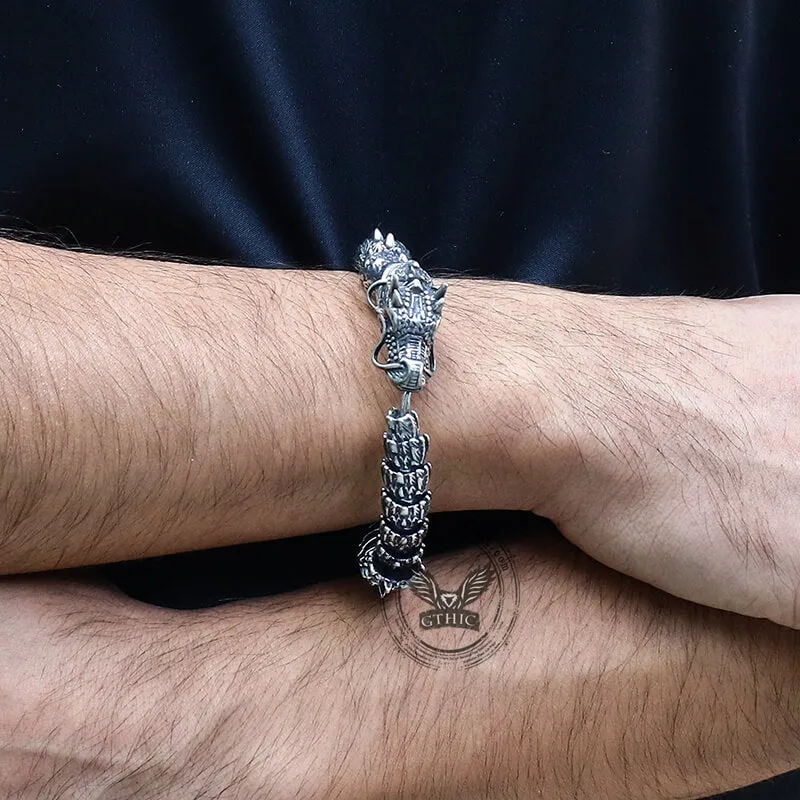 Chinese Dragon Stainless Steel Animal Bracelet sold by GTHIC product image thumbnail 3