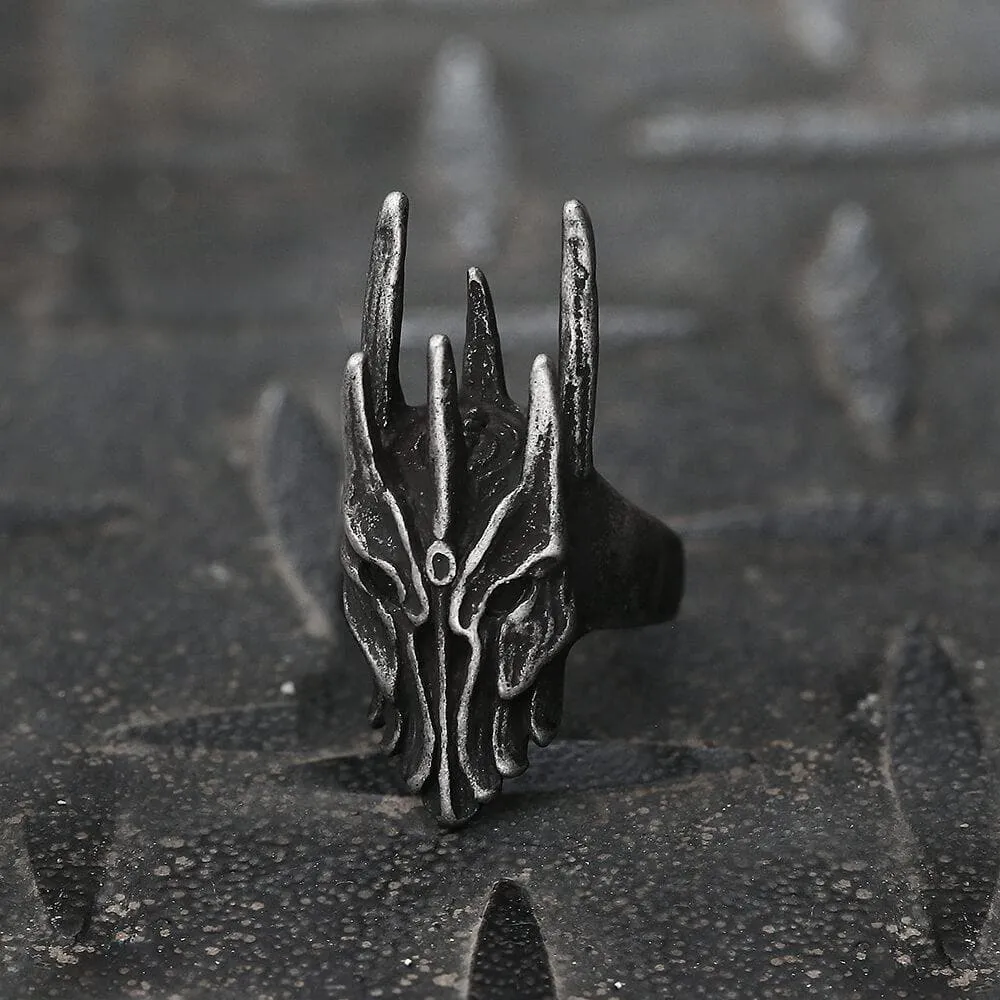 Helm of Sauron Stainless Steel Ring sold by GTHIC