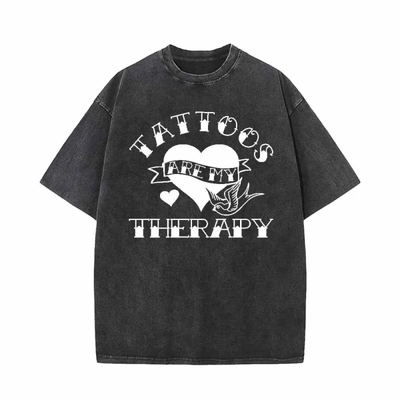 Tattoos Are My Therapy T-shirt sold by GTHIC
