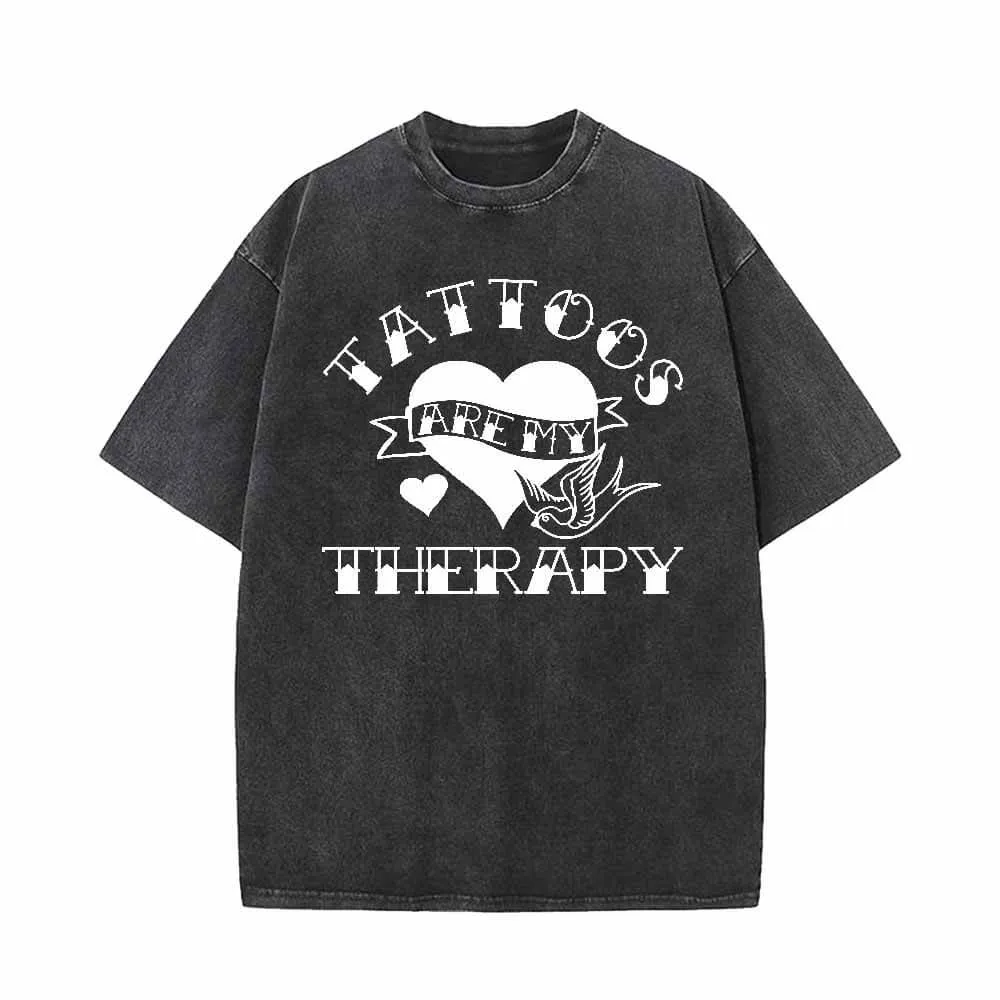 Tattoos Are My Therapy T-shirt sold by GTHIC