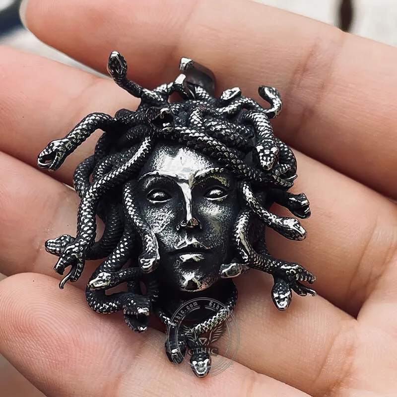 Greek Medusa Stainless Steel Pendant sold by GTHIC product image thumbnail 2