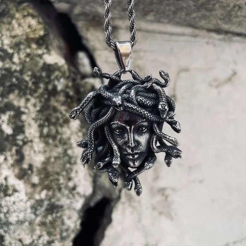 Greek Medusa Stainless Steel Pendant sold by GTHIC product image thumbnail 5
