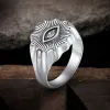Masonic Eye Stainless Steel Ring sold by GTHIC