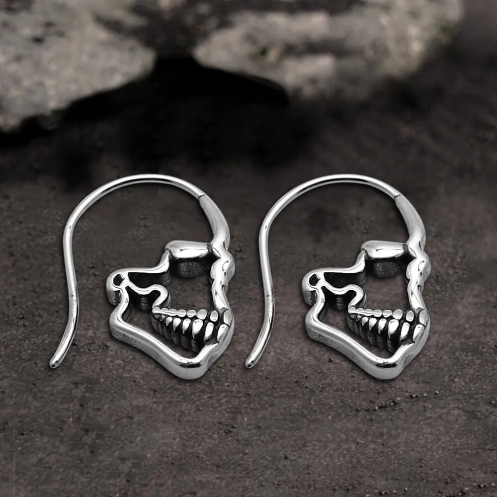 Hollow Skull Stainless Steel Earrings sold by GTHIC