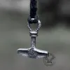 Retro Thor's Hammer Stainless Steel Viking Pendant sold by GTHIC
