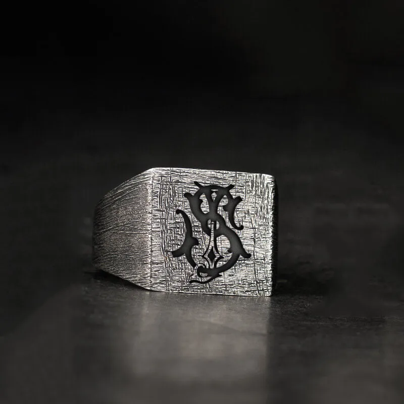 Vintage 26 Alphabet Sterling Silver Ring sold by GTHIC product image thumbnail 5