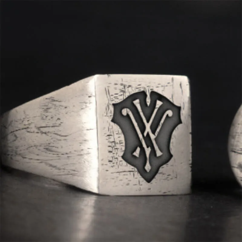 Vintage 26 Alphabet Sterling Silver Ring sold by GTHIC product image thumbnail 4