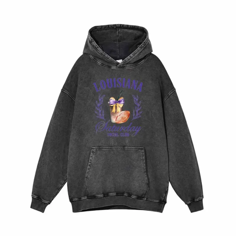 Louisiana Saturday Social Club Hoodie sold by GTHIC