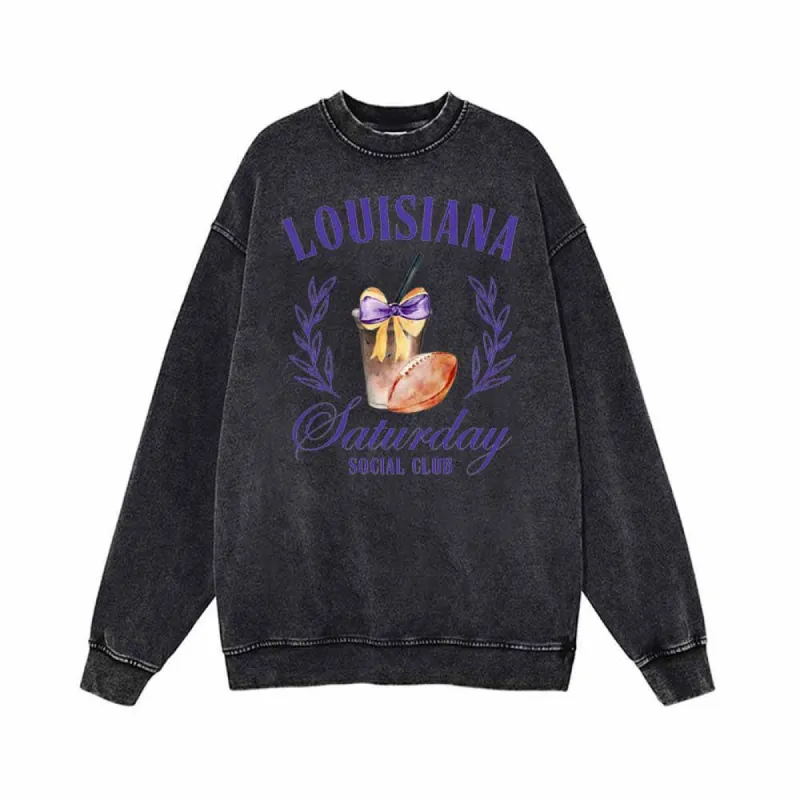 Louisiana Saturday Social Club Sweatshirt sold by GTHIC