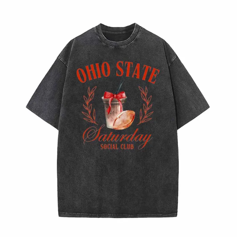 Ohio State Saturday Social Club T-shirt sold by GTHIC