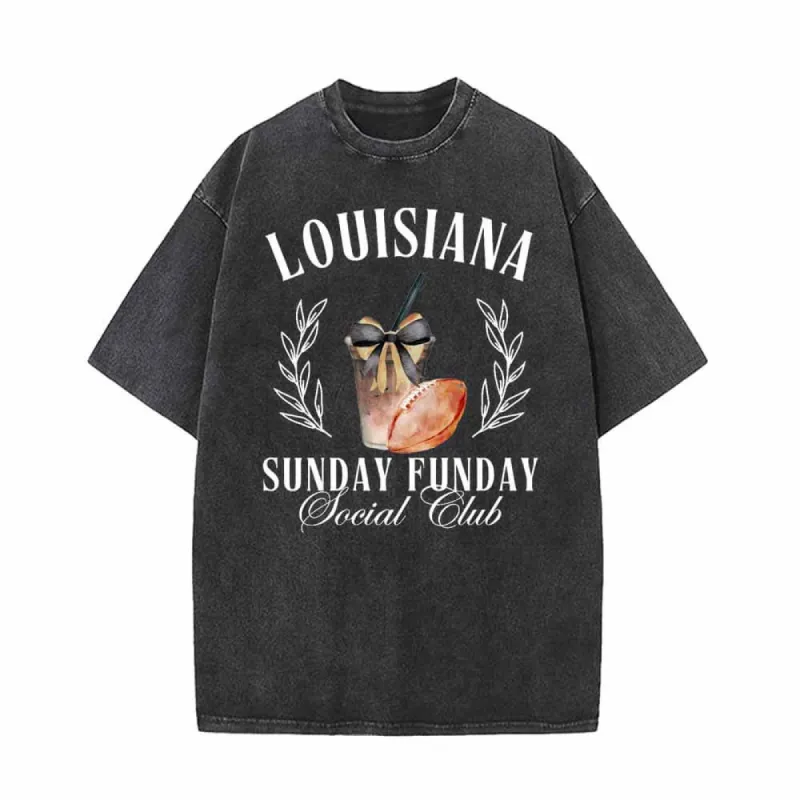 Louisiana Sunday Funday Social Club T-shirt sold by GTHIC