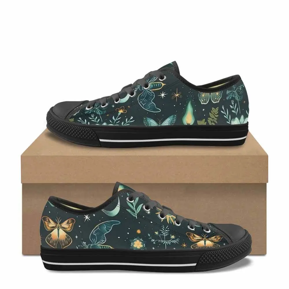 Vintage Fairy Butterfly Stars Canvas Shoes sold by GTHIC product image thumbnail 2