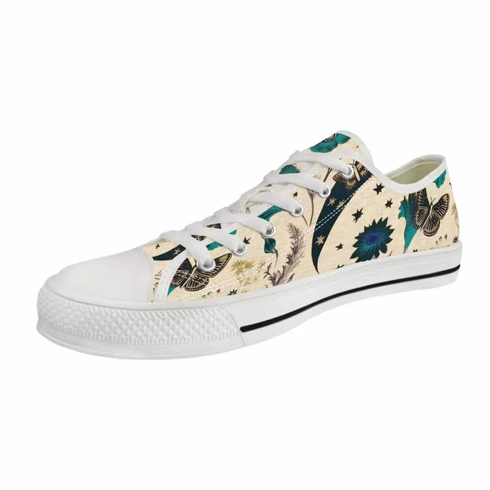 Vintage Flower Butterfly Canvas Shoes sold by GTHIC product image thumbnail 3