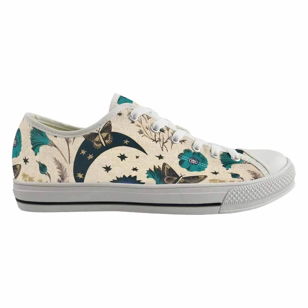 Vintage Flower Butterfly Canvas Shoes sold by GTHIC product image thumbnail 4