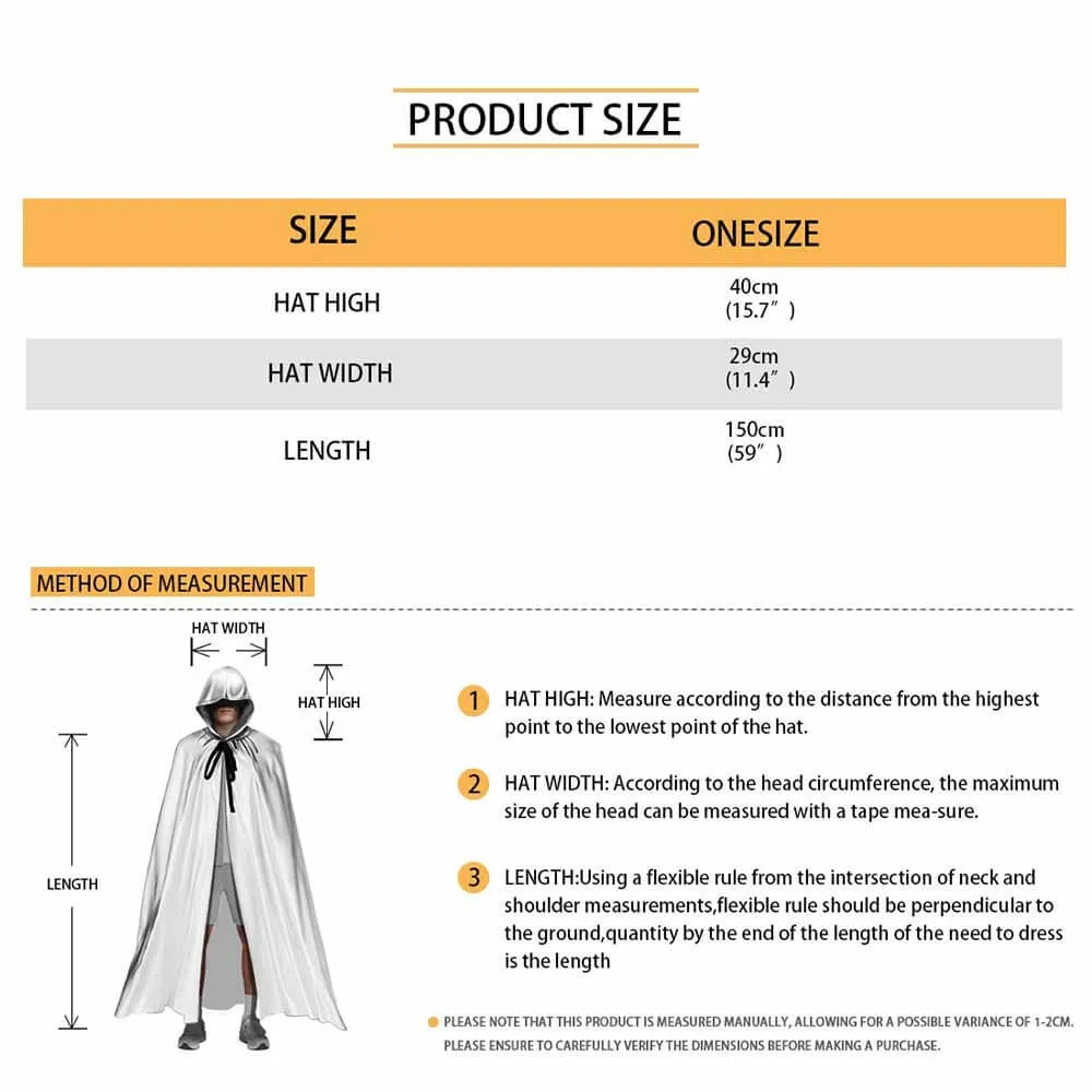 Skull Print Strap Hooded Cape sold by GTHIC product image thumbnail 3