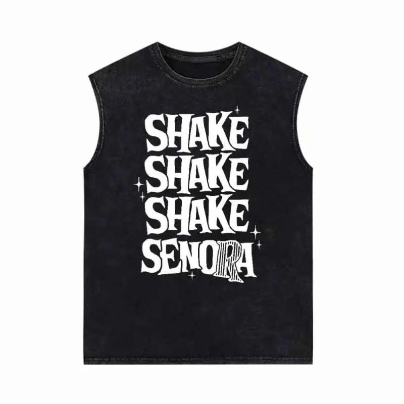 Shake And Senora Vintage Washed Vest Top sold by GTHIC