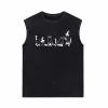 Spooky Ghost Cat Vintage Washed Vest Top sold by GTHIC