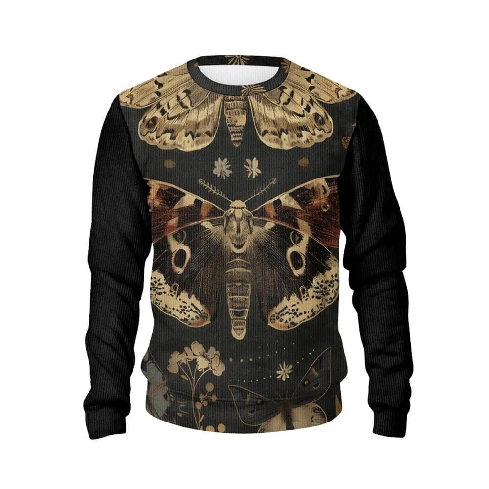 Vintage Flying Moth And Flower Sweater sold by GTHIC product image thumbnail 2